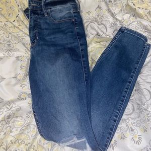 Hollister 5R ripped skinny jeans